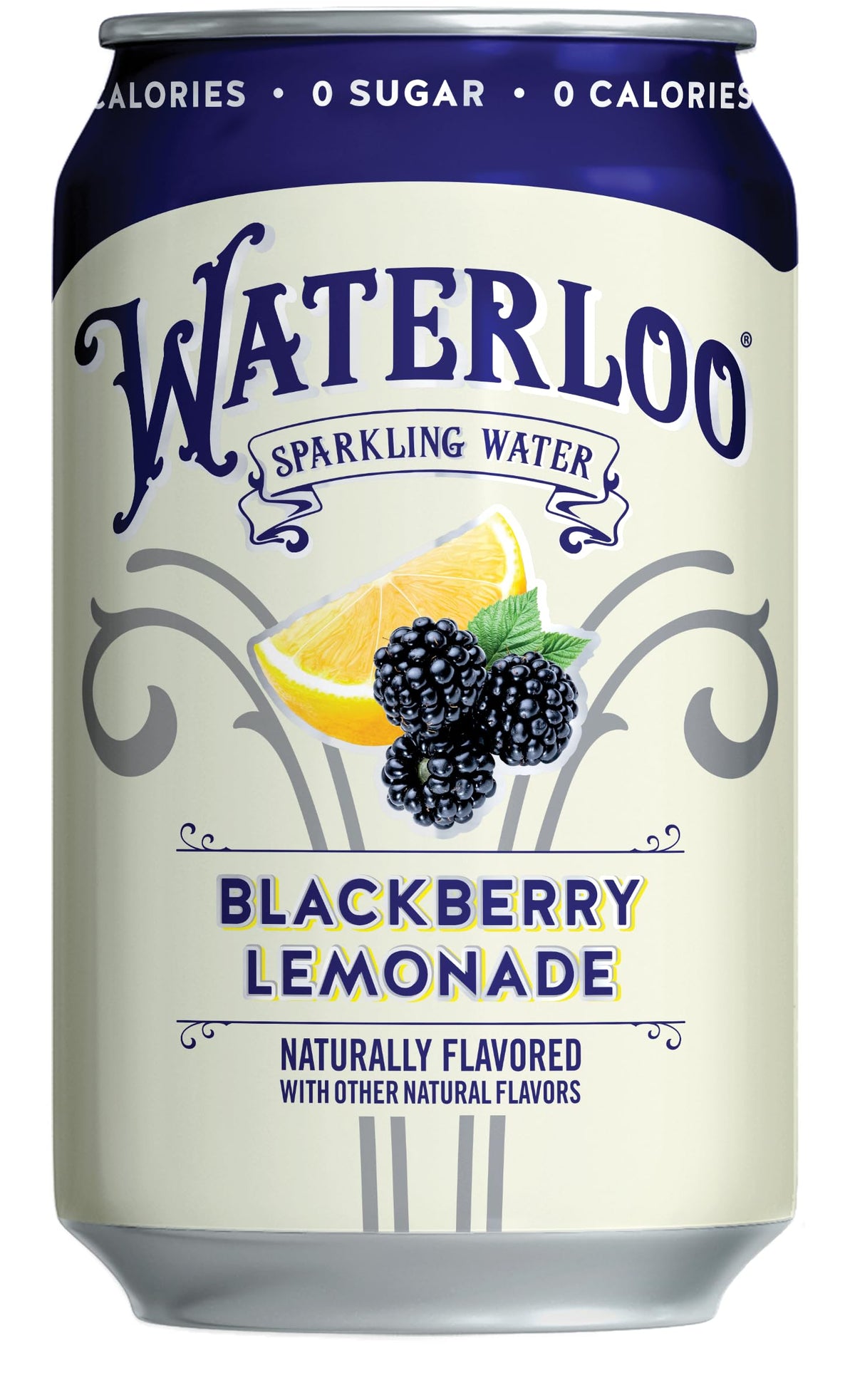 Waterloo Sparkling Water, Blackberry Lemonade Naturally Flavored, 12 Fl Oz Cans (Pack of 12) – Zero Calories and Zero Sugar or Sweeteners