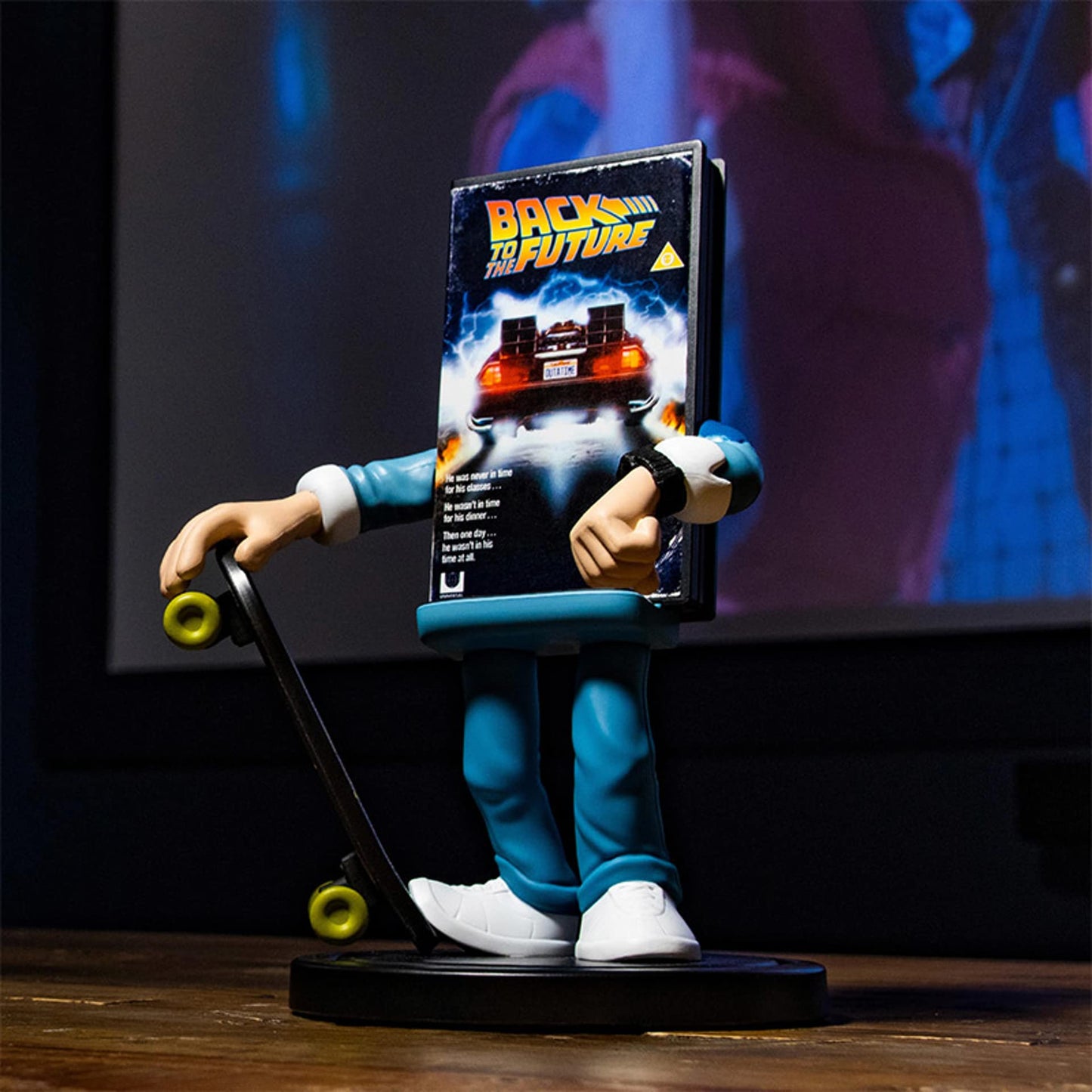 Power Idolz By Numskull Back To The Future Vhs Wireless Charger Phone Holder - Compatible With Qi-Enabled Devices, Fast Qi - Off