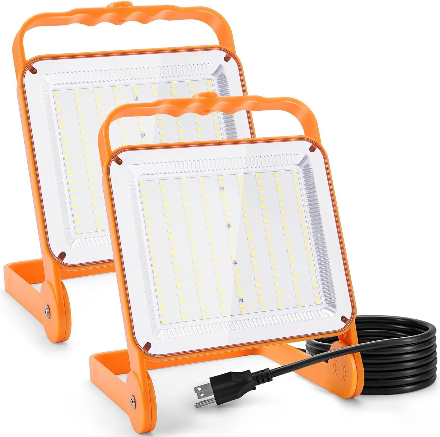 SETEN Super Bright LED Work Light for Job Site Lighting (Yellow 50W)