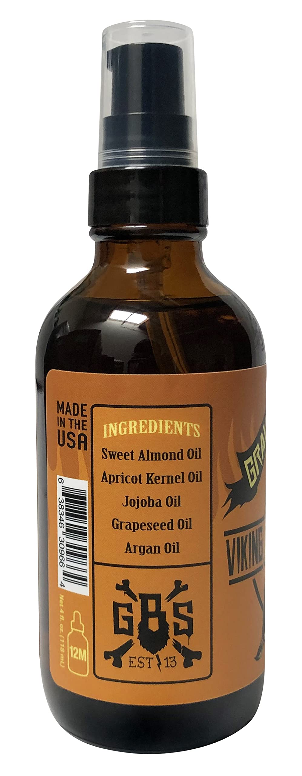 Grave Before Shave Viking Blend Beard Oil 4 oz. BIG BOTTLE