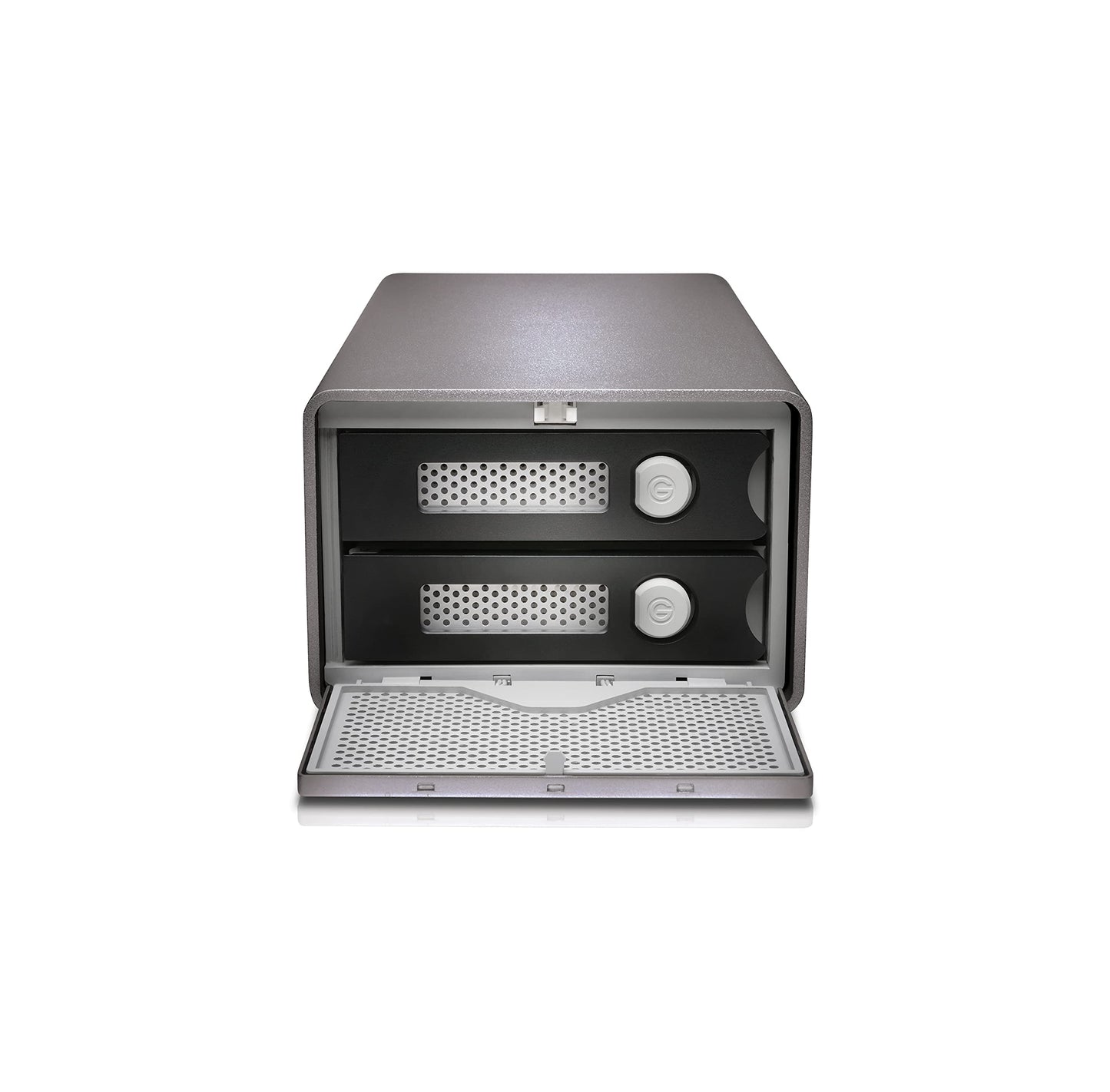 SanDisk Professional G-RAID 2 8TB Desktop Drive - 7200RPM, Thunderbolt 3, USB-C, Space Grey, Model SDPH62H-008T-NBA