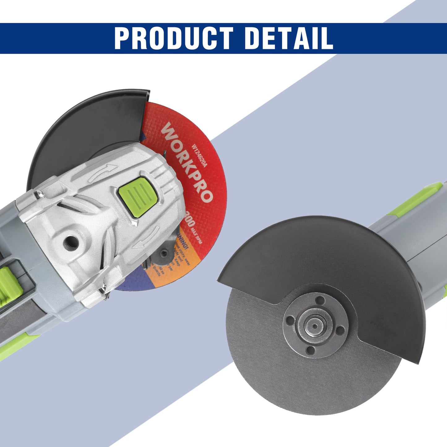 WORKPRO 20-Pack Cut-Off Wheels, 4-1/2 x 7/8-inch Metal&Stainless Steel Cutting Wheel, Thin Metal Cutting Disc for Angle Grinder