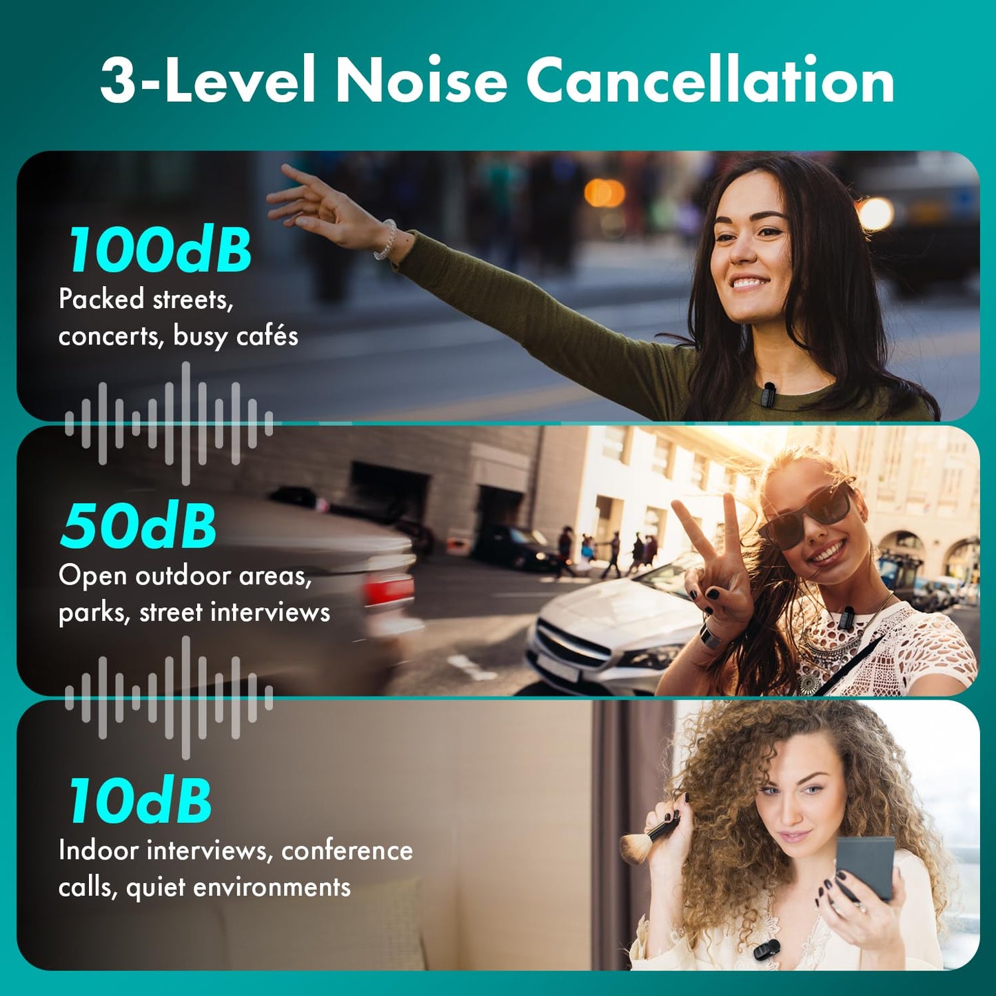 Movo Nanomic Dual Lightning Wireless Microphone For Iphone 14 And Below- Lavalier Mic For Iphone, Great For Vlogging, Tiktok, Co