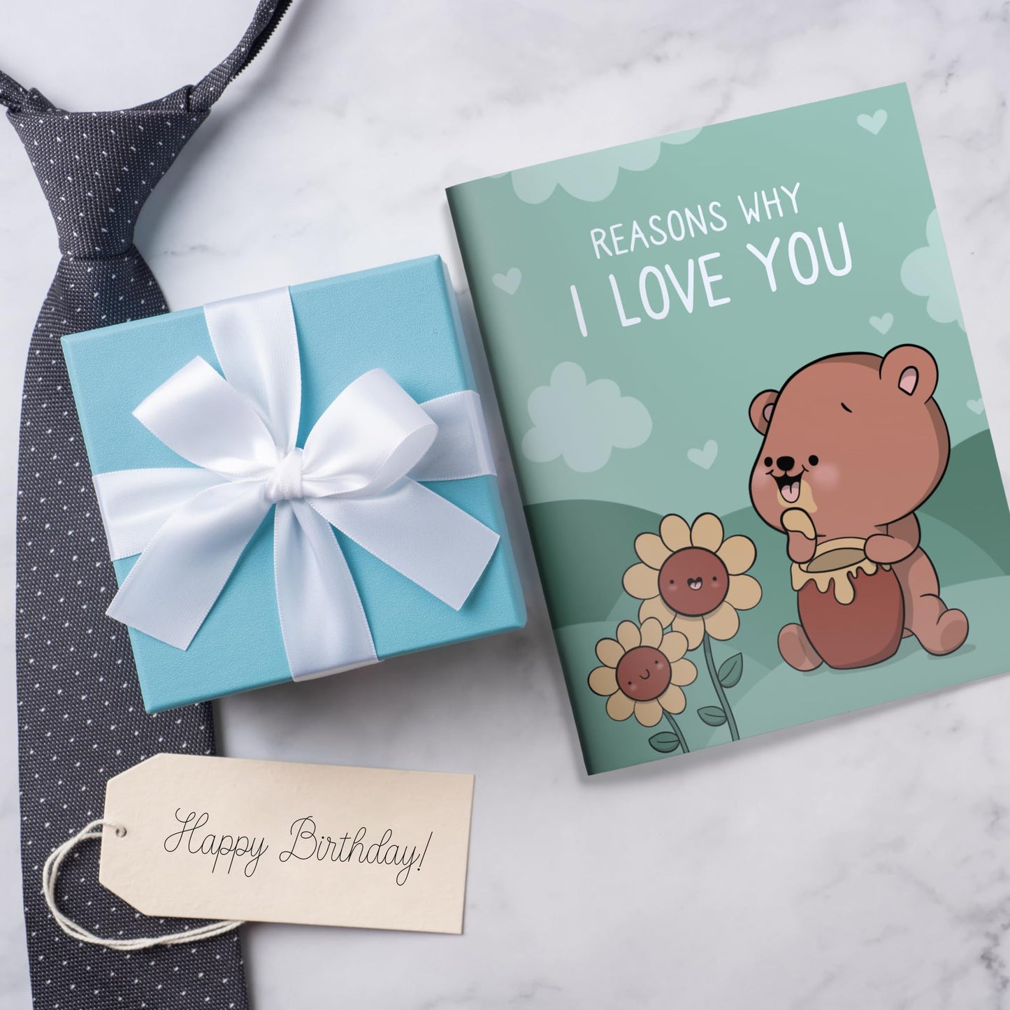 Anniversary Birthday Gift, For Boyfriend Girlfriend, Husband Wife, Dad Mom, Romantic Thoughtful Personalized Gift for Him Her, Reasons Why I Love You (Fill in the Blanks - Reasons Why I Love You)