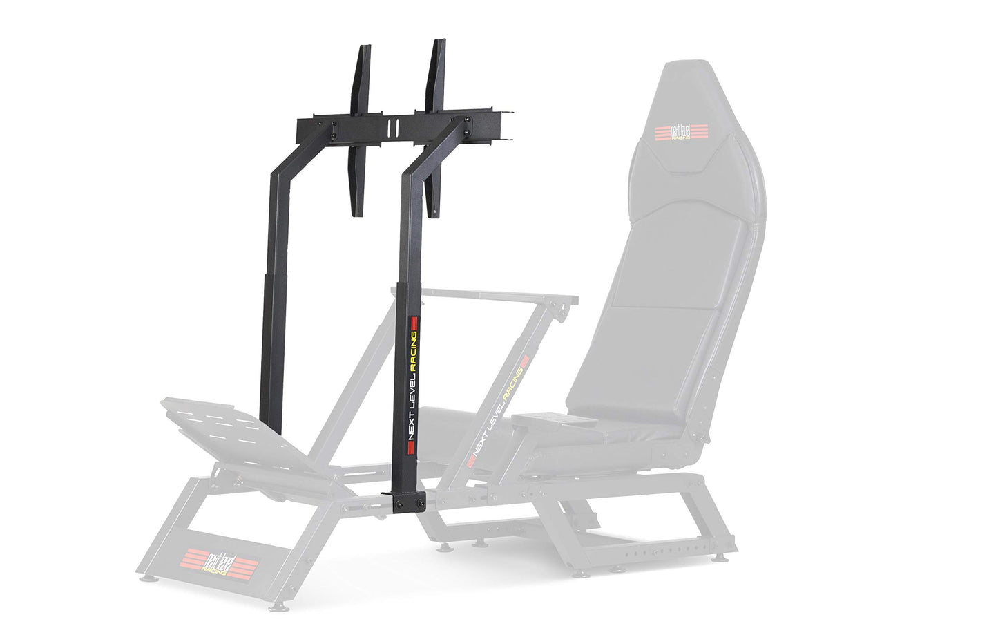 Next Level Racing F-GT Racing Simulator Cockpit and Monitor Stand Bundle
