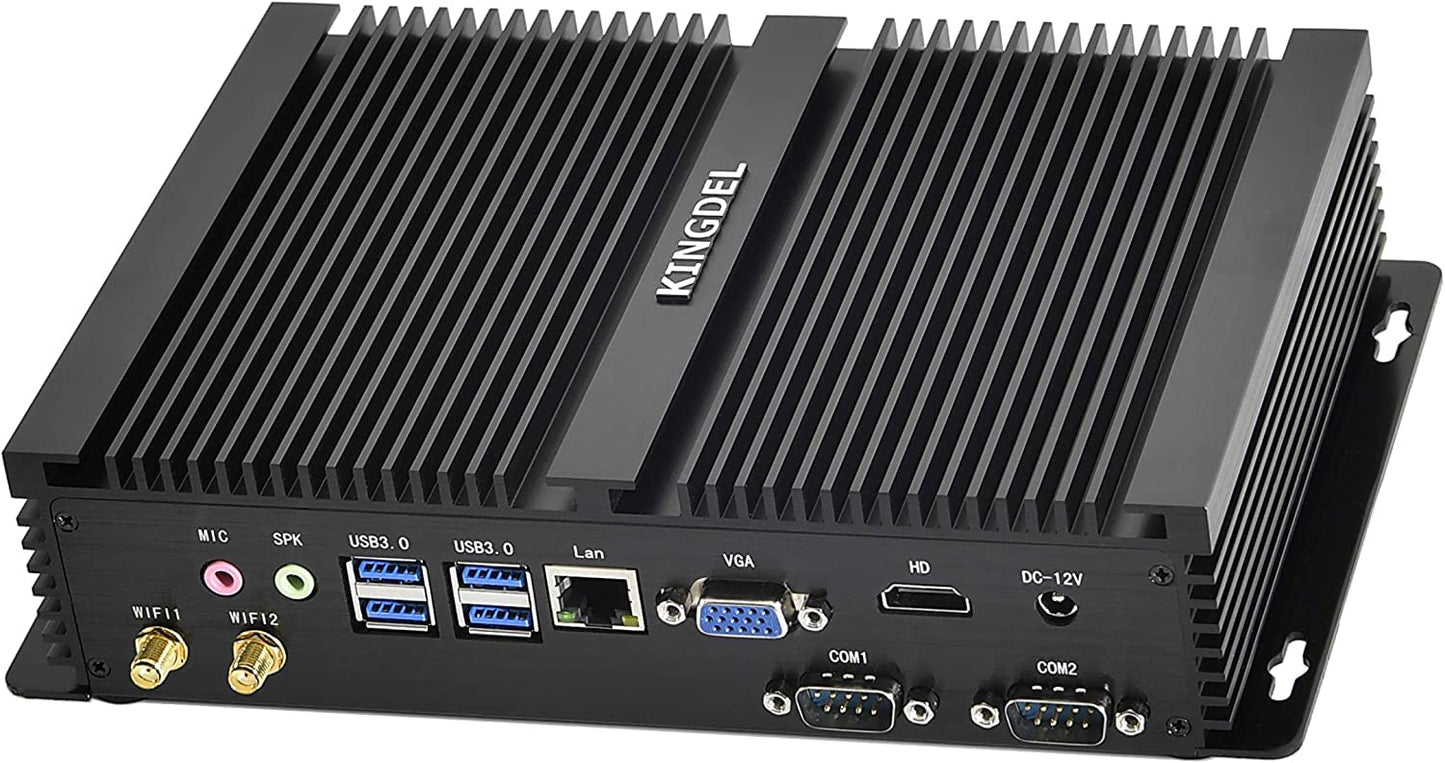 Kingdel Mini Desktop Computer, Fanless Mini Pc With I7 11Th Gen. Cpu 16Gb Ram, 512Gb Nvme Ssd, 4K 4096X2304, Hd Port, 2Xcom, Wf