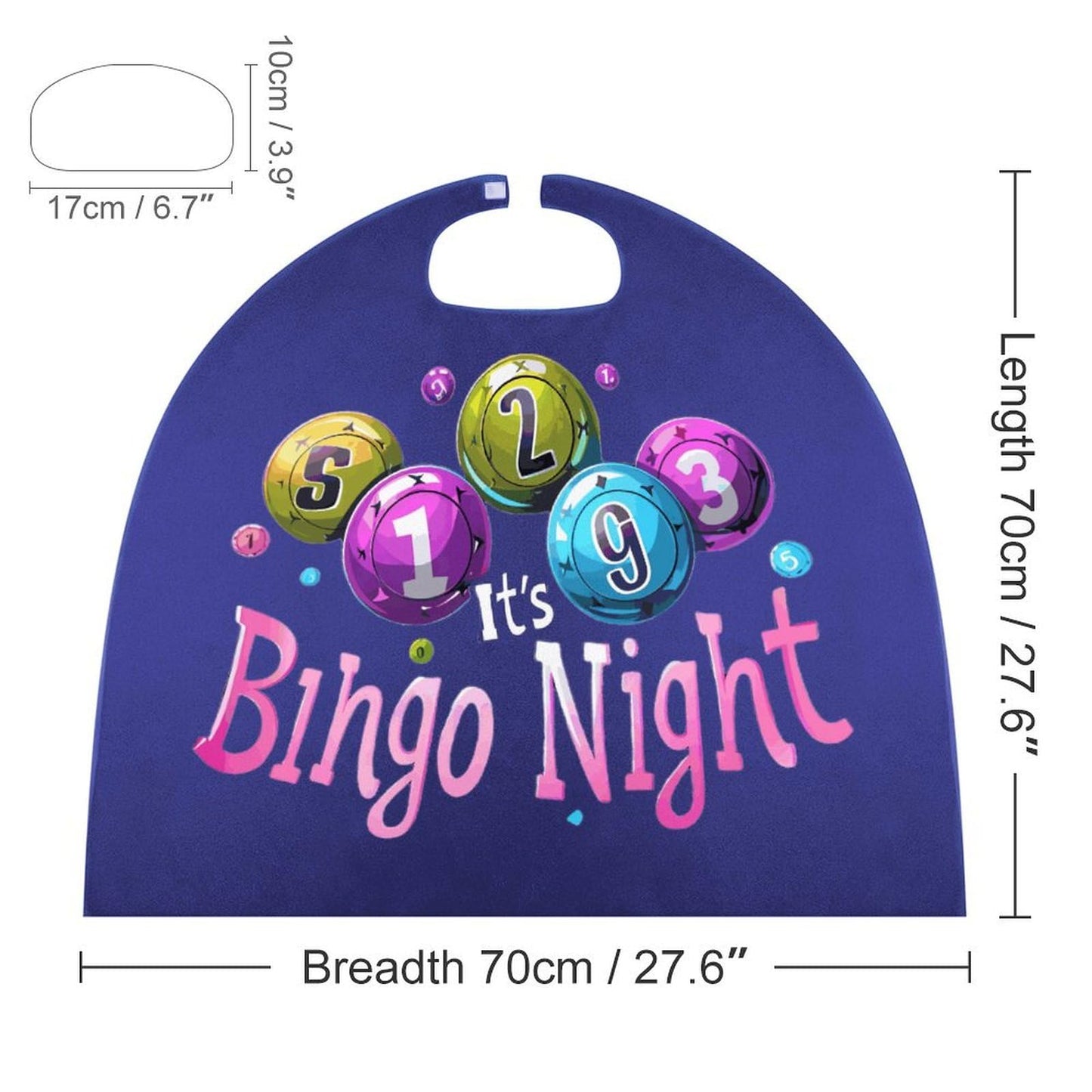 It's Bingo Night Funny Halloween Christmas Cloak Superhero Party Cosplay Costume Robe for Men Women