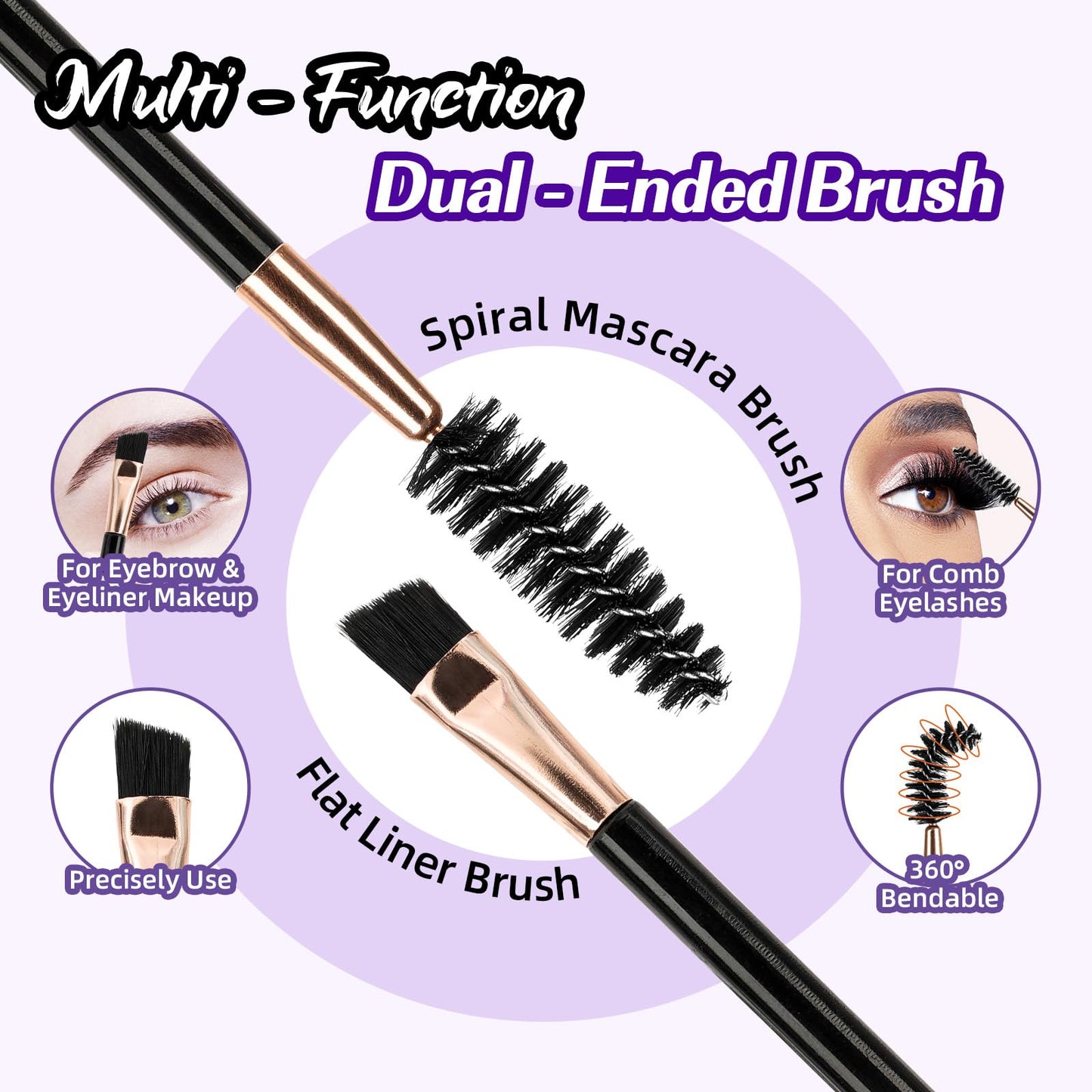 Lash Extension Kit 3D Thick Lash Clusters Kit 280pcs Eyelash Extension Kit 10-18mm 100D D Curl DIY Lash Extension Kit with Lash