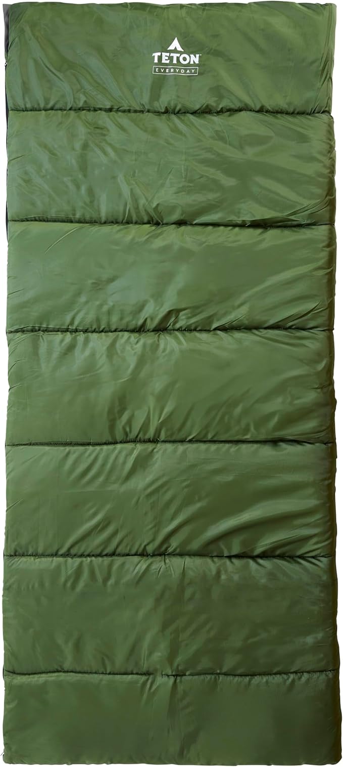 Teton Everyday Response 10F Degree Sleeping Bag for Adults and Kids, 3-Season Sleeping Bags, Stay Warm in Camping Weather,...