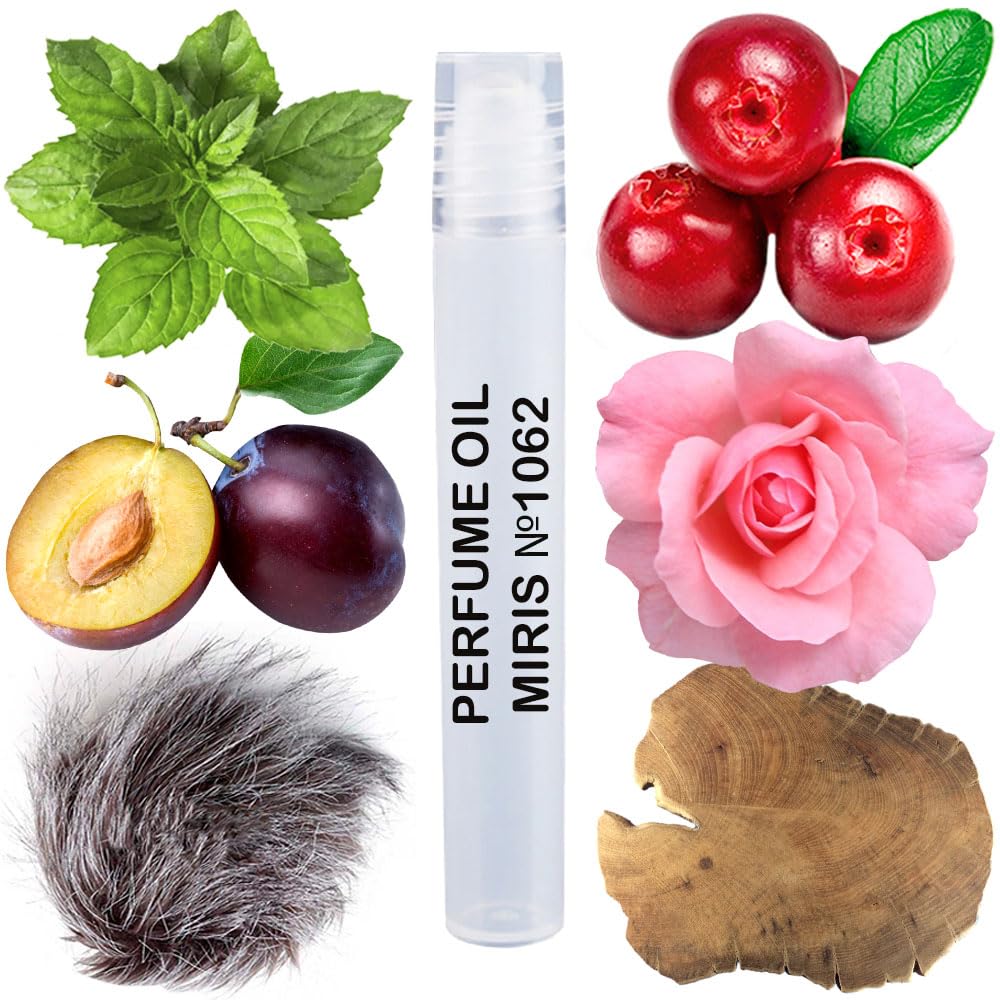 MIRIS No. 1062, Inspired by Dark Purple, Long-Lasting Perfume Oil for Women Roll-On, Rollerball 0.34 Fl Oz / 10 ml