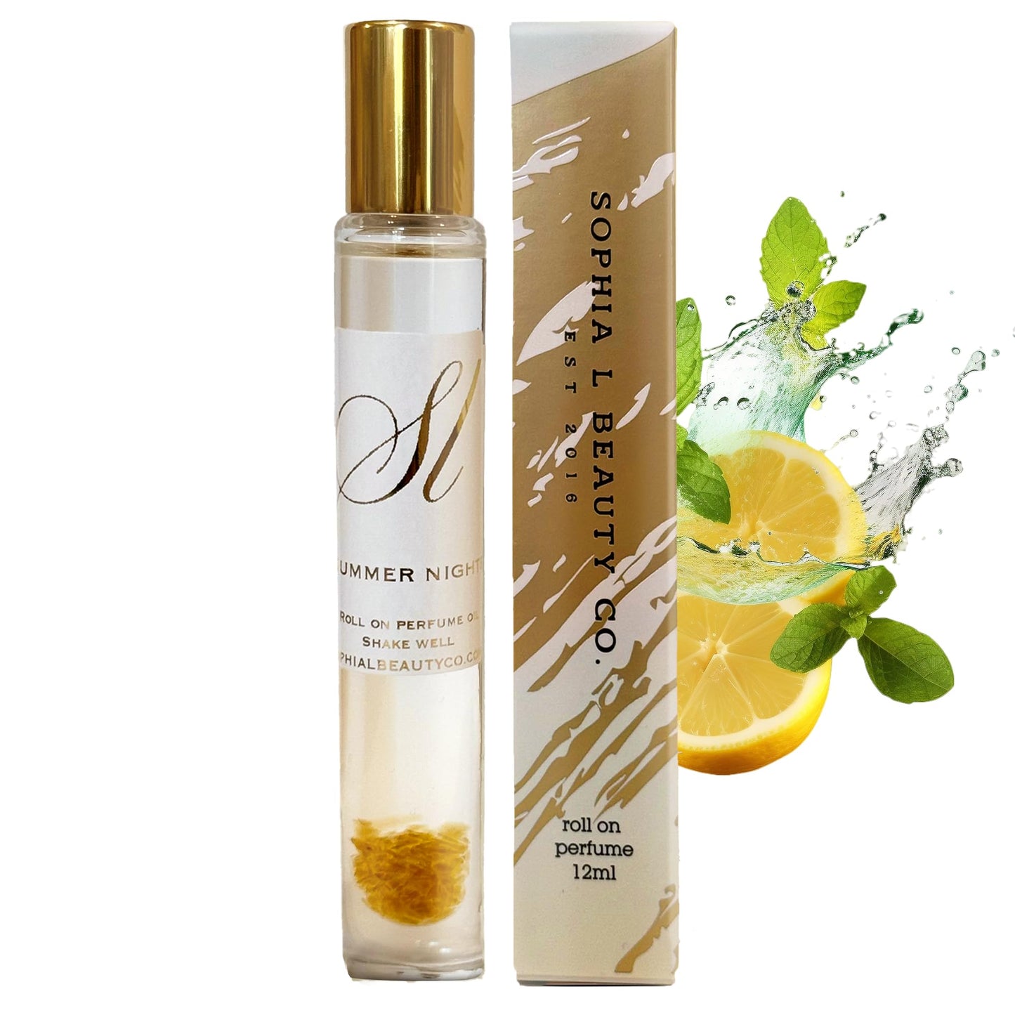 Sophia L Beauty Co. 10ML Pheromone Perfume For Women | Long Lasting Vanilla Portable 10 Ml Natural Coconut Oil Women's Perfum (Summer nights)