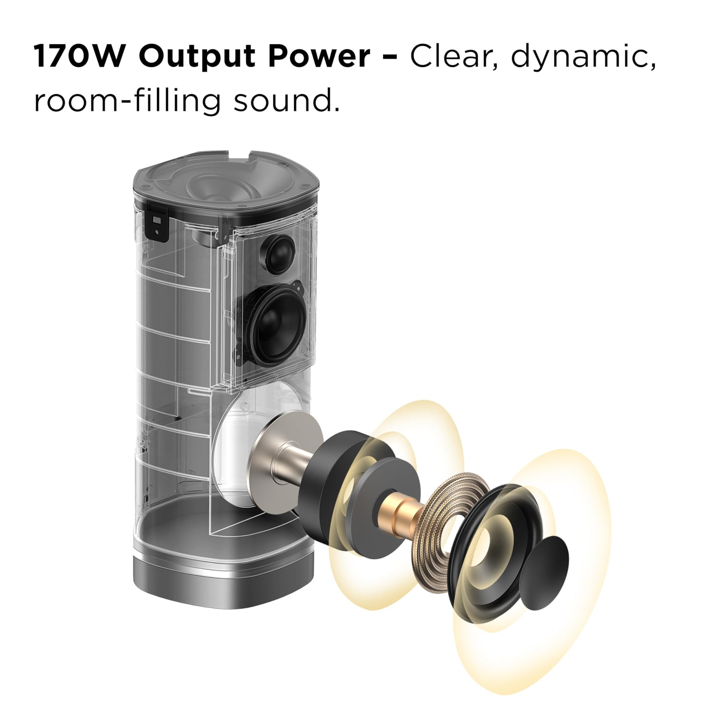 TCL Z100 Wireless Immersive 3D Home Theater Speaker QM6K, QM7K, QM8K, QM9K & X11L | Dolby Atmos Smart Auto Calibration | Flexible Placement & Modern Design | Latest Model