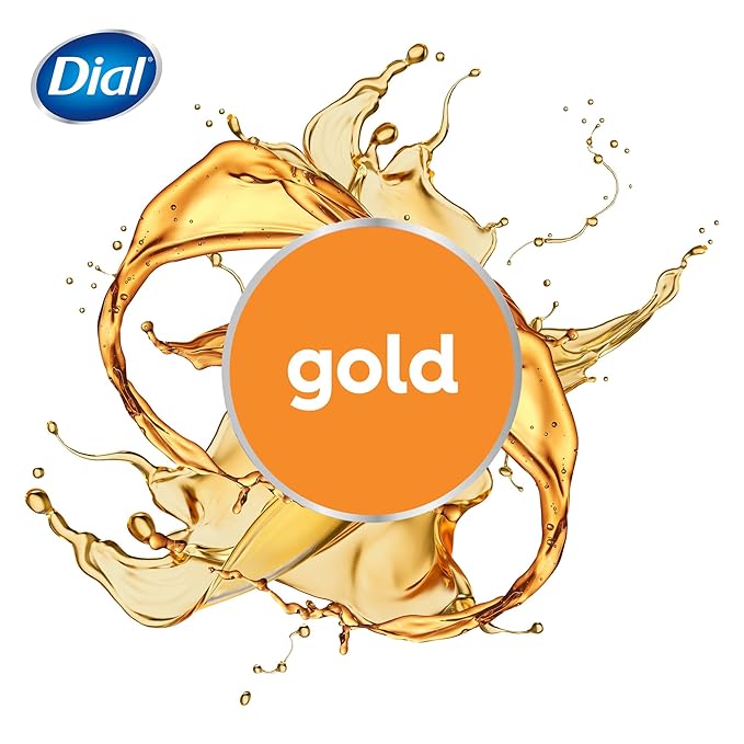 Dial Antibacterial Deodorant Bar Soap, Advanced Clean Gold, 4 Oz, 32 Bars, Round the Clock Odor Protection, Dermatologist Tested, With Clean Rinse Technology