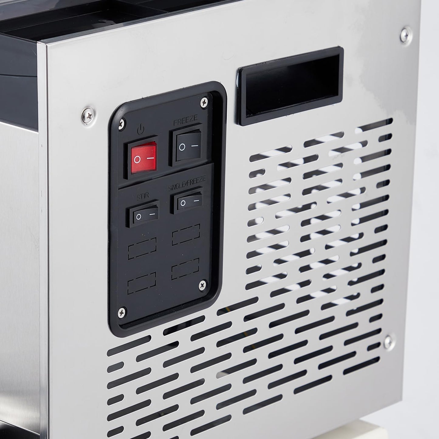 Commercial Slushie Machine - 15L*2 Dual Tank & Triple-Tank Available, Stainless Steel, Self-Cleaning & High-Speed Mixing, Perfect for Frozen Drinks, Margaritas, Coffee, Cocktails, Home, Bars,Black