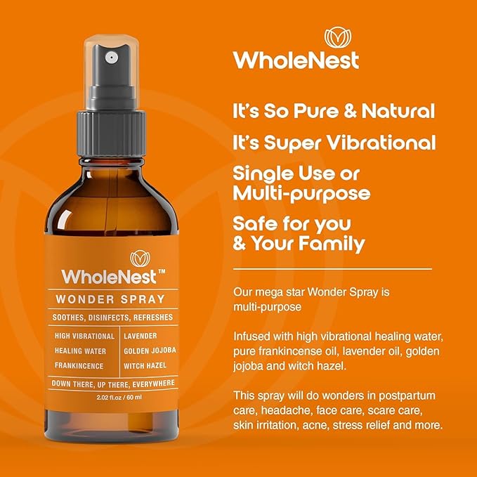 Postpartum Essential Kit | Ultimate Gift for New Moms | Includes Wonder Spray, Honey Lavender Magic Ointment, Hemorrhoids Relief, & Go Away Cold! Spray | Natural, Safe, Multi-Purpose Care
