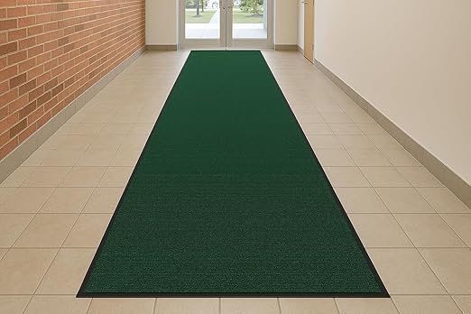 Guardian 94051540 Platinum Series Indoor Wiper Floor Mat, 5' x 15', Green