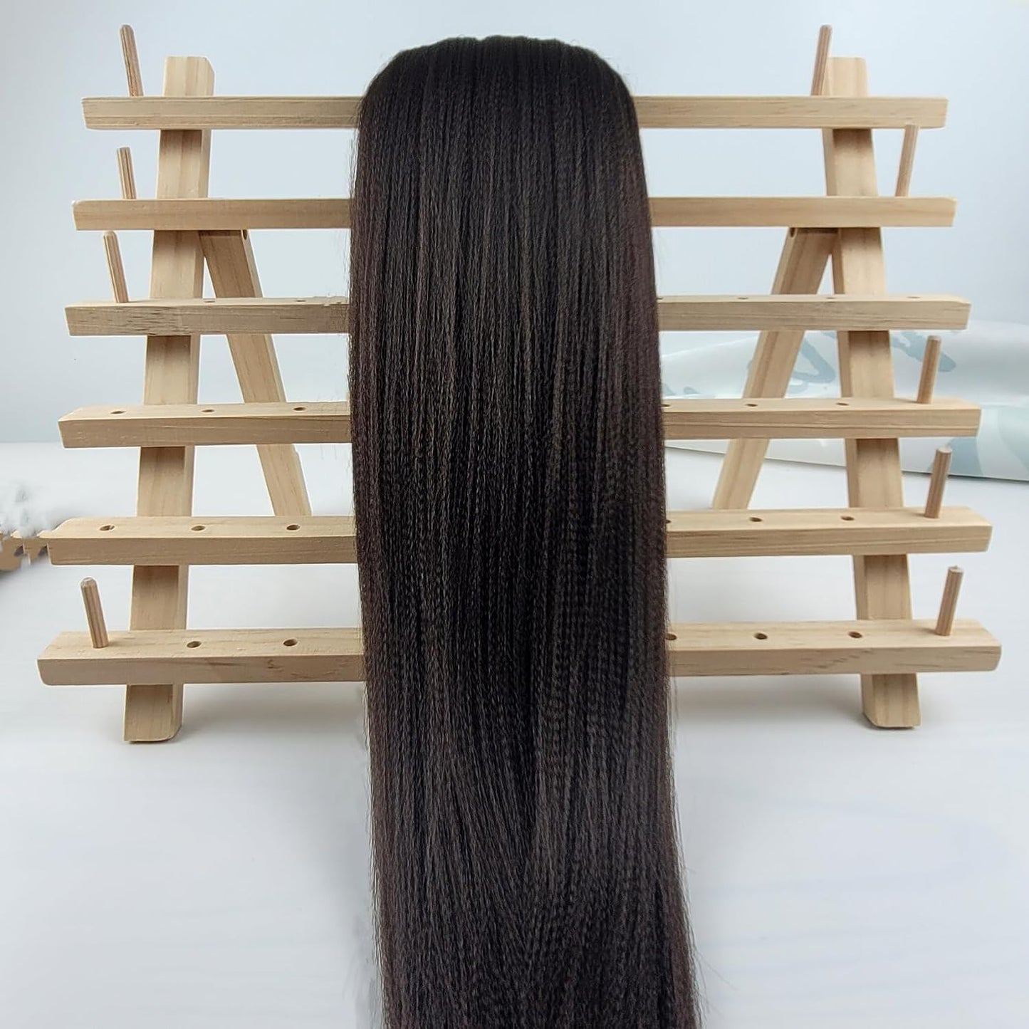 Light Purple Braiding Hair Pre Stretched Knotless Braids Synthetic Yaki Ez Braid Braiding Hair