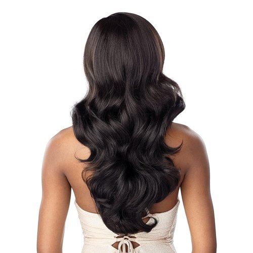 Sensationnel What Lace 13X6 Wigs - Zaila Lacefrontal Hand Tied Glueless Synthetic with Natural Density Preplucked Hairline (FLAMBOYAGEBLONDE)