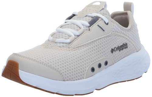 Columbia Womens PFG Castback Non Slip Boat Shoe, Dark Stone/Titanium Grey Steel, 8