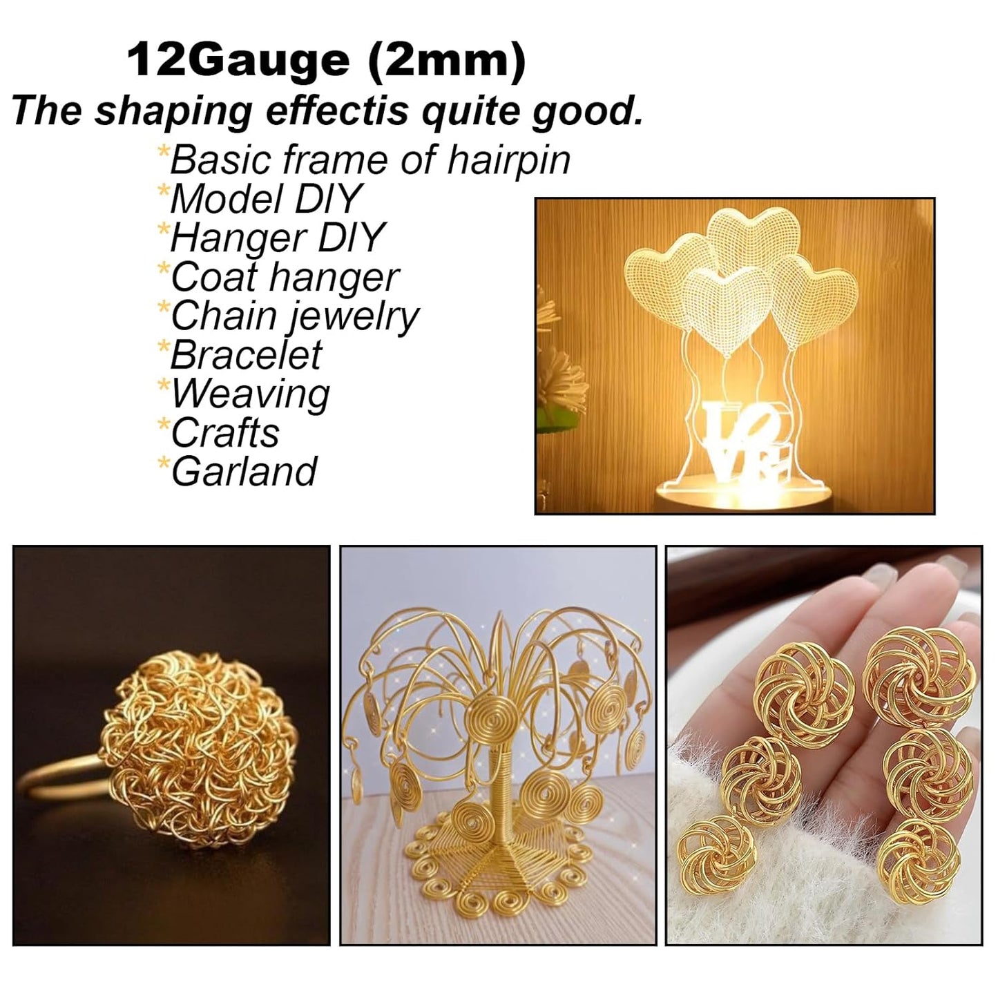 12 Gauge(2mm) Aluminum Wire 35 Yards Anodized Metal Wire for Bonsai Armature Crafting Sculpting Jewelry Craft Making Beading Floral (Purple, 12 Gauge)