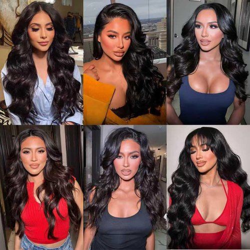 KAITHLYPO 12A 26 Inch Body Wave Bundles Human Hair 100% Unprocessed Brazilian Virgin Weave Quick Wavy Human Hair Bundles