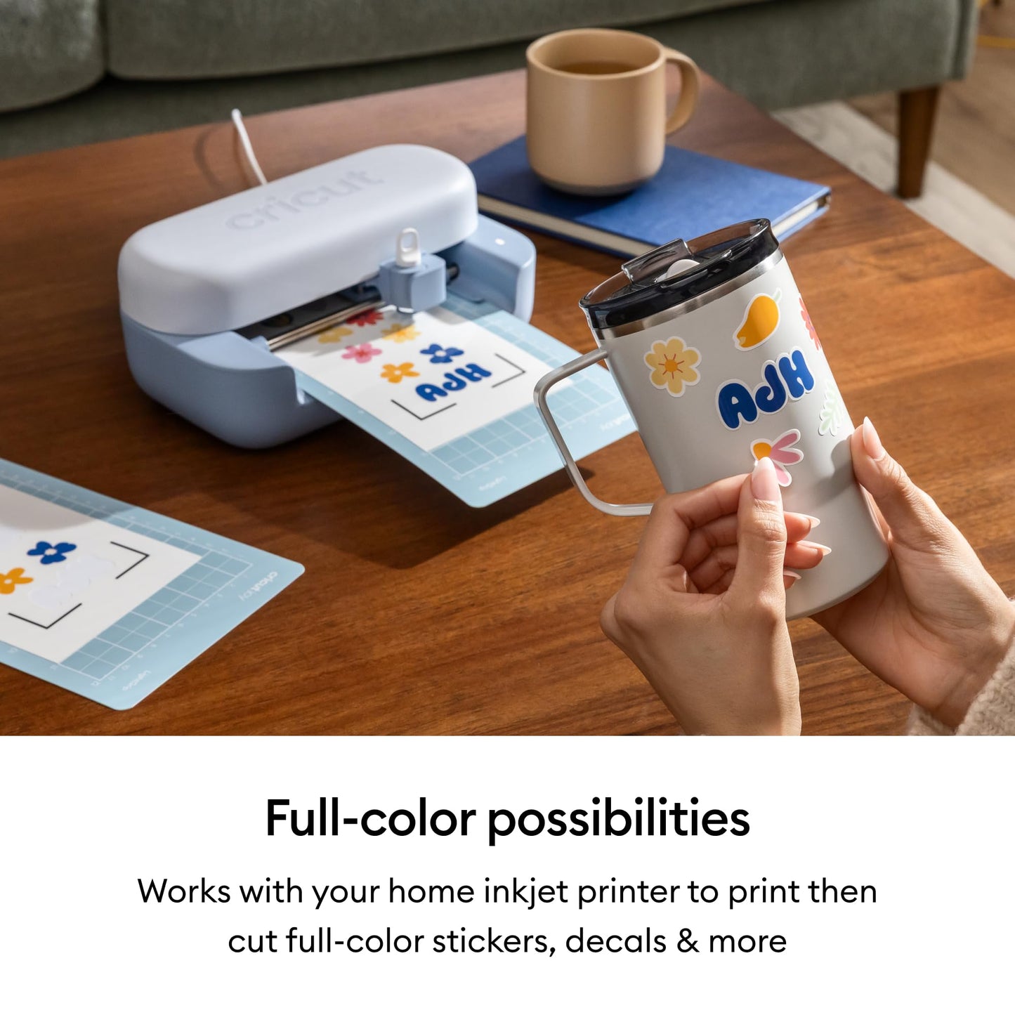 Cricut Joy™ 2 Ultimate Bundle, Blue - Ultra-Compact Cutting Machine - Perfect for Making Cards, Stickers, Labels, Decals, & More - Portable - Includes Enough Supplies for Up to 75 Projects