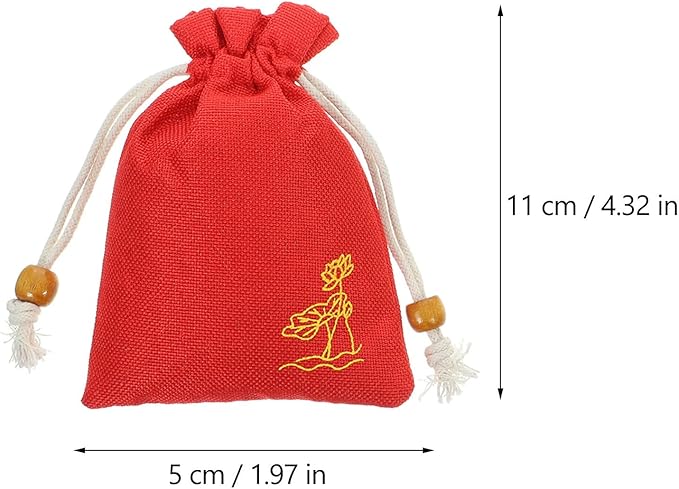 2Pcs Natural Fragrance Sachets for Closet and Freshening Cotton Linen Air Fresh Bags with Dried Flowers Floral Scent Eliminates Odors for Cars Suitcases Handbags Random Color