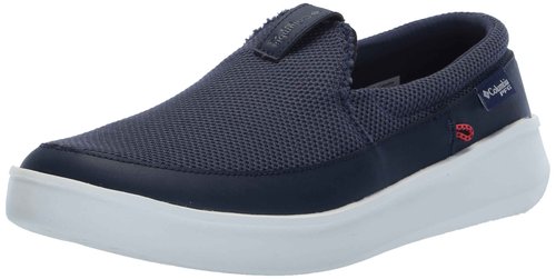Columbia Men's Boatside Breathe PFG, Nocturnal/Sunset Red, 11