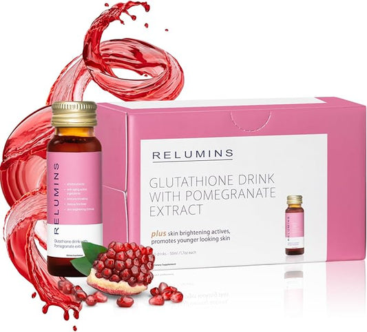 Relumins Glutathione Shots | New Year New You Glow | USA's No.1 Liquid Glutathione Drink with Collagen & Antioxidant Boost...