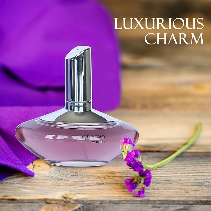 4-Piece Women's Perfume Set with 10ml Rollerball, EDP Collection, Variety of Fragrances,Long Lasting Fragrance (Delilah-UB/Red Dream/Dcy Blue/Euphemia)