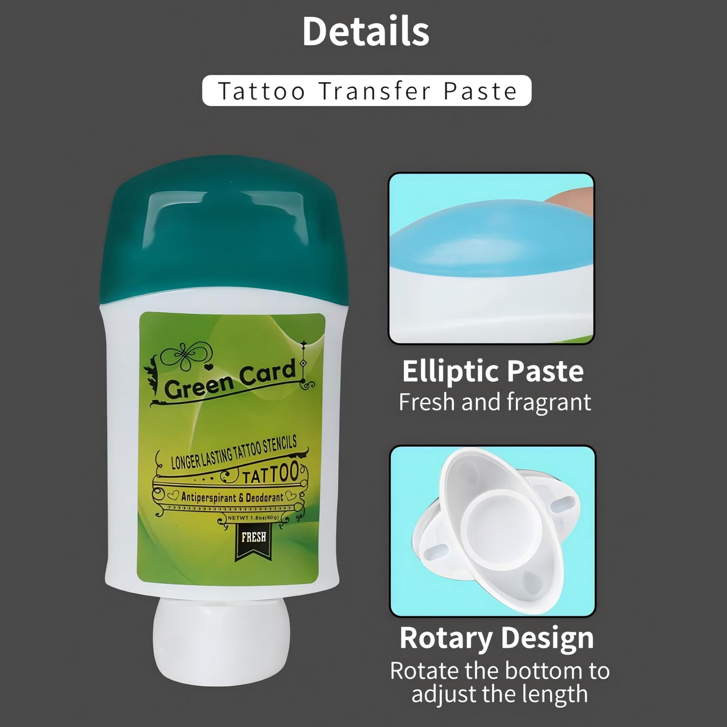 Tattoo Transfer Cream(51g), Gel Skin Solution Professional Tattoo Transfer Soap Stencil Tattoo Supplies Accessories for Beginner