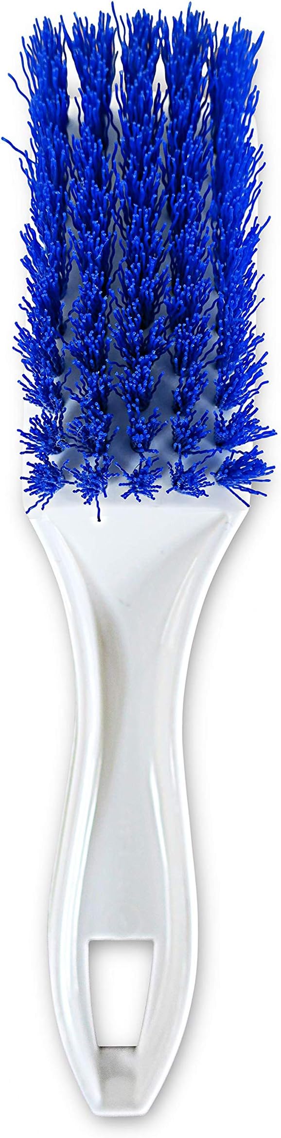Fuller Brush 306 Stain Brush – Heavy Duty Spot Remover Brush for Carpet, Rugs, Upholstery – Durable Bristles & Comfort Grip Handle, Stain Scrubber, Grime Scraper – Blue