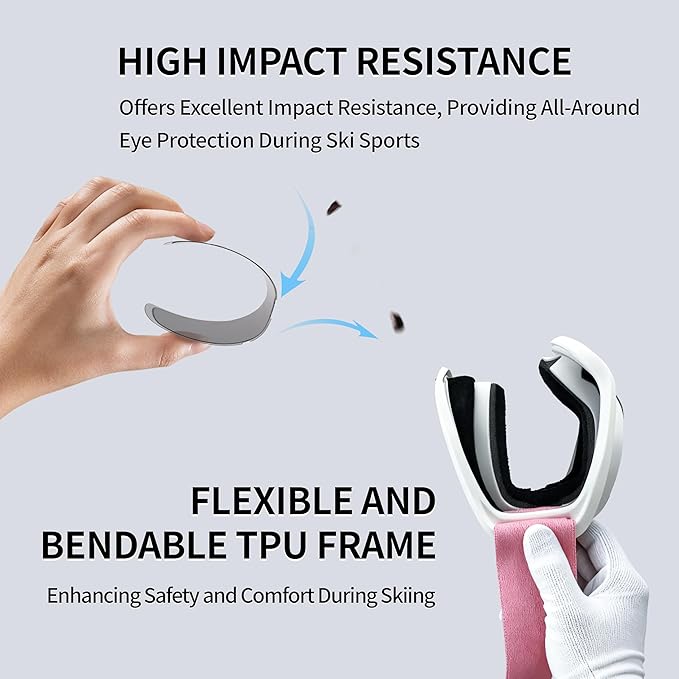 BangLong Ski Goggles, Snowboard/Snow Goggles Anti Fog UV Protection Design for Men Women Skiing, Skating,Snowmobilet,Youth