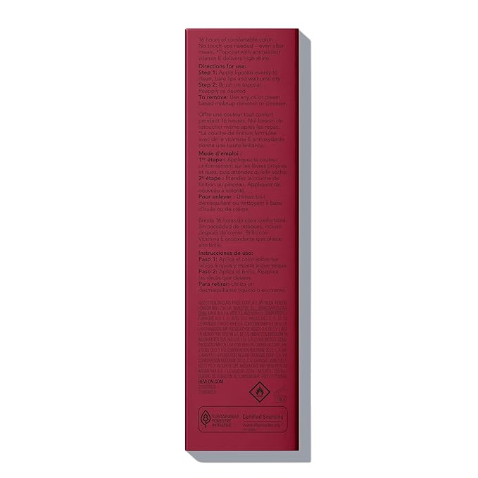 Revlon Liquid Lipstick with Clear Lip Gloss, ColorStay Overtime Lipcolor, Stocking Stuffer for Women, 280 Stay Currant, 0.07 fl oz