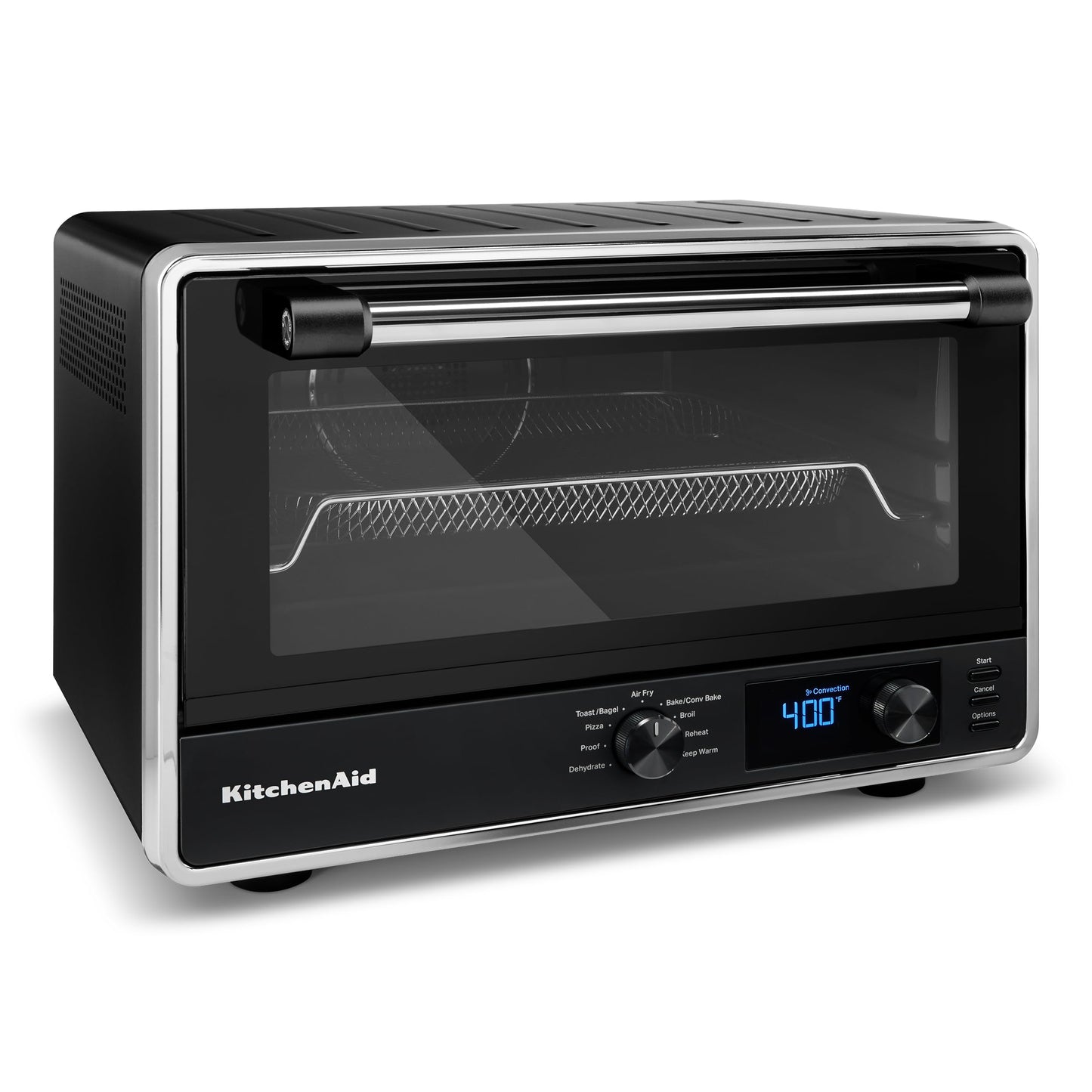KitchenAid Digital Countertop Oven with Air Fry & Pizza Stone, KCO128BM, Black Matte