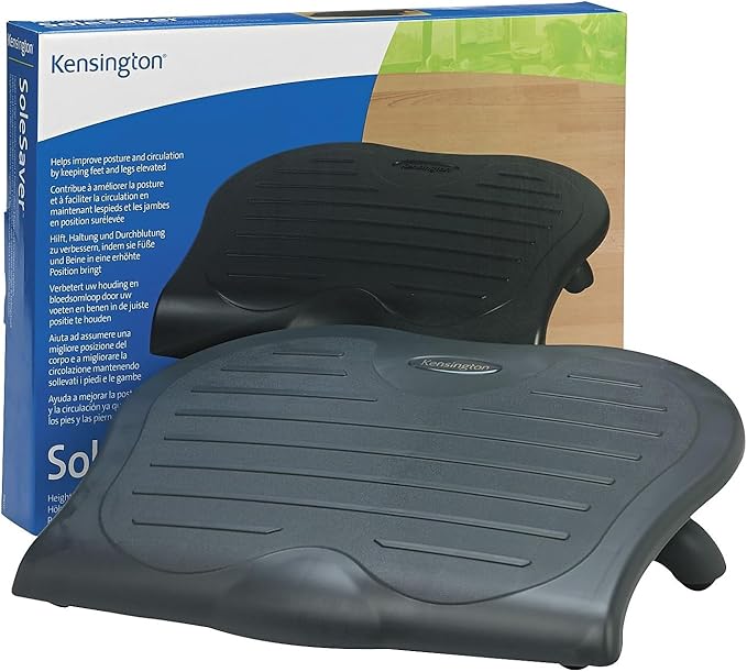Kensington SoleSaver Adjustable Footrest (K56152US) Gray