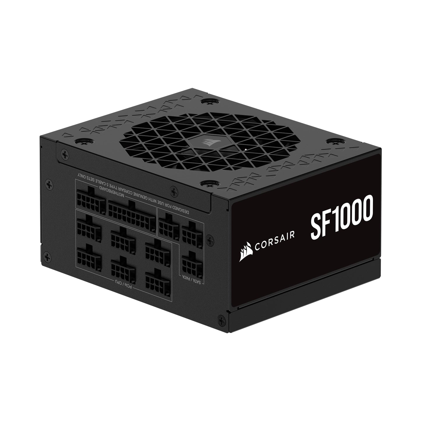 Corsair Sf1000 (2024) Fully Modular Low Noise 80 Plus Platinum Atx Power Supply - 3.0 Compliant - Pcie 5.0 Ready - Sfx-To-Atx Br