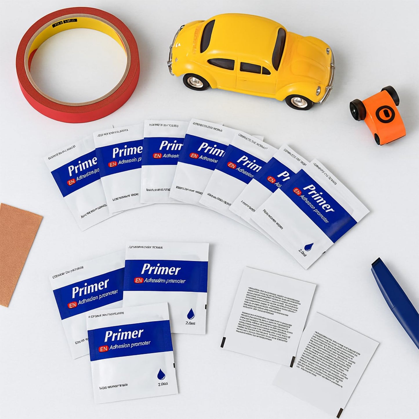 20 Pcs Adhesion Promoter, High-Performance Adhesion Promoter for Plastic, Trim & Automotive Tape, Adhesive Primer Enhancing The Adhesion of Double-Sided Mounting and Molding Tapes (Zhunianji-001)