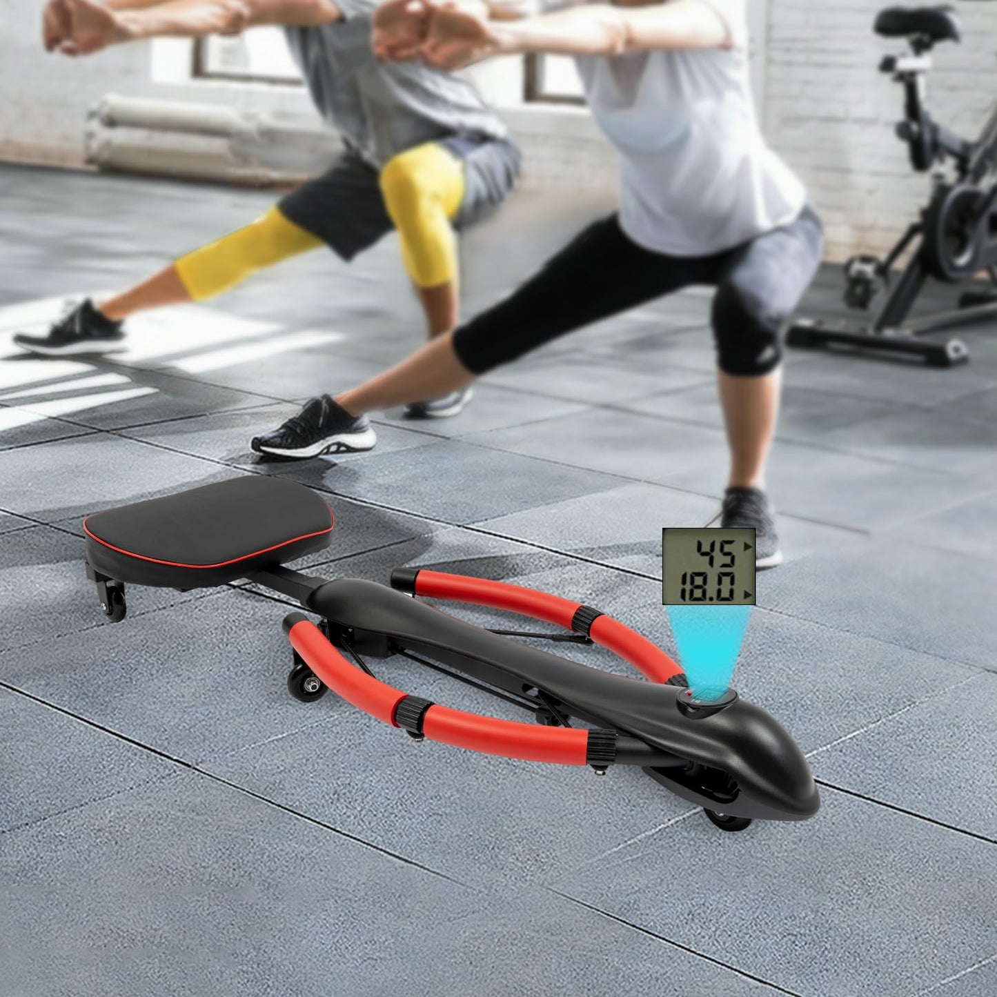 Rowing Machines for Home Use, 330 LB Weight Capacity Magnetic Rowing Machine with 3-Position Adjustable Length & 90° Extension Angle Row Machine for Gym Exercise