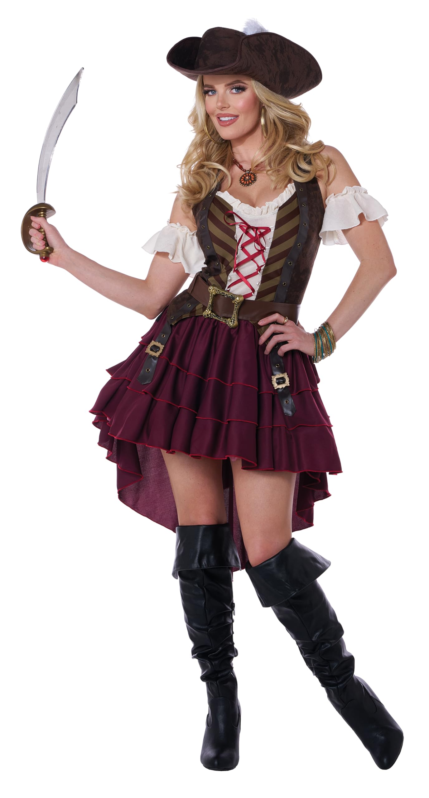 California Costumes Sexy Swashbuckler Captain Costume X-Small Multi