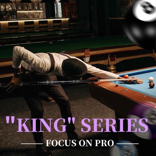 lotmusic Premium Pool Stick with Telescopic Fiber Extension Cue,58 Inch Professional Pool Cue Stick Set with Black Pool Cue Case & Billiards Accessories.