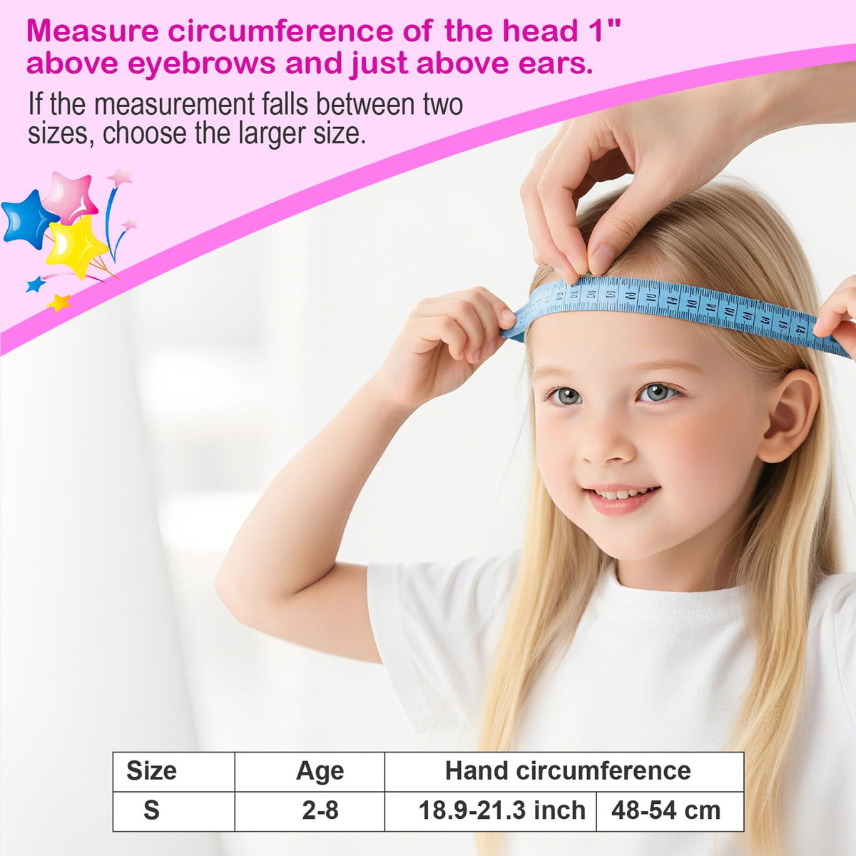 KAMUGO Toddler Bike Helmet, Kids Helmet for Girls Boys Ages 2-8 Years,Toddler Adjustable Helmet Suitable for Bicycle Skating Scooter Multi-Sports