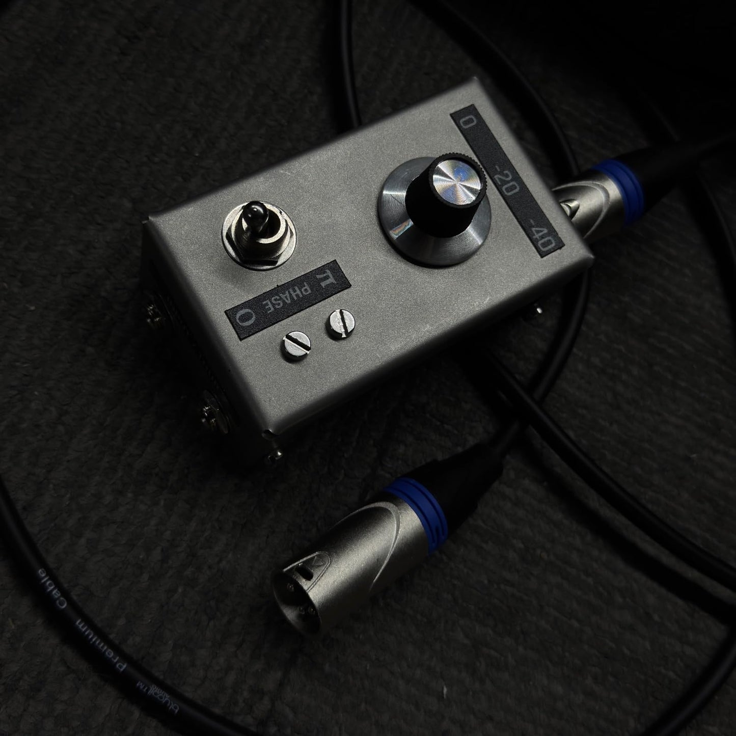 Hand-Made Guitar Effect Pedal High-Performance Di Passive Direct Box Unit Hum Eliminator W/Input Attenuator, 1/4 Impedance Tra