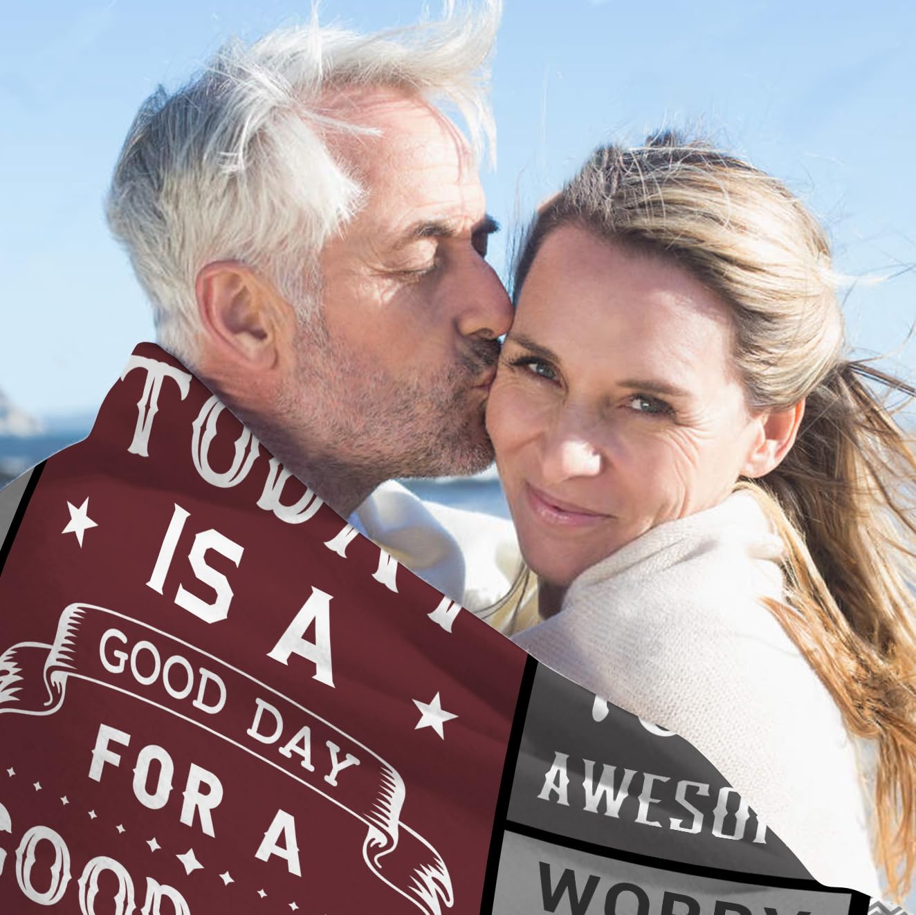 Joyloce Happy Birthday Gift for Man Blanket 60"X50", Funny Bday Party Decorations, Birth Day Presents for Him, Friends, Grandpa, Dad, Husband Throws, Regalos De CumpleañOs para Hombres