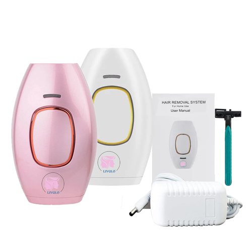 LIVGLO Laser Hair Remover Painless & Portable Device for Smooth Skin Easy-to-Use Gentle Hair Reduction for Home Use