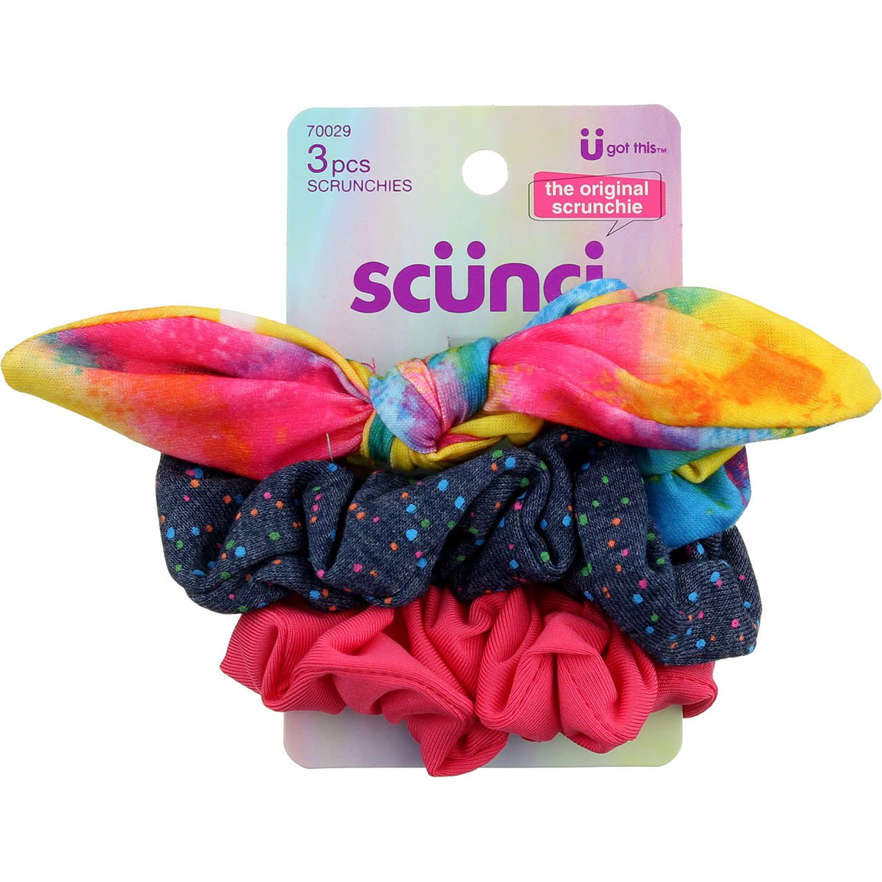 Scunci Everyday and Active Super Stretch Ponytailers 6-Count (Pack of 3)