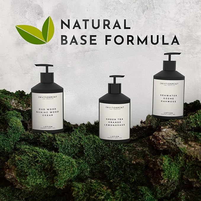 ENVIRONMENT Inspired by Designer Perfume IM L'Eau Lotion, 300ml Luxury Scented (Rosewater | Peony Water | Washed Woods) Bathroom Luxury, Men & Women High-End Body Hand Cream, Dry Skin
