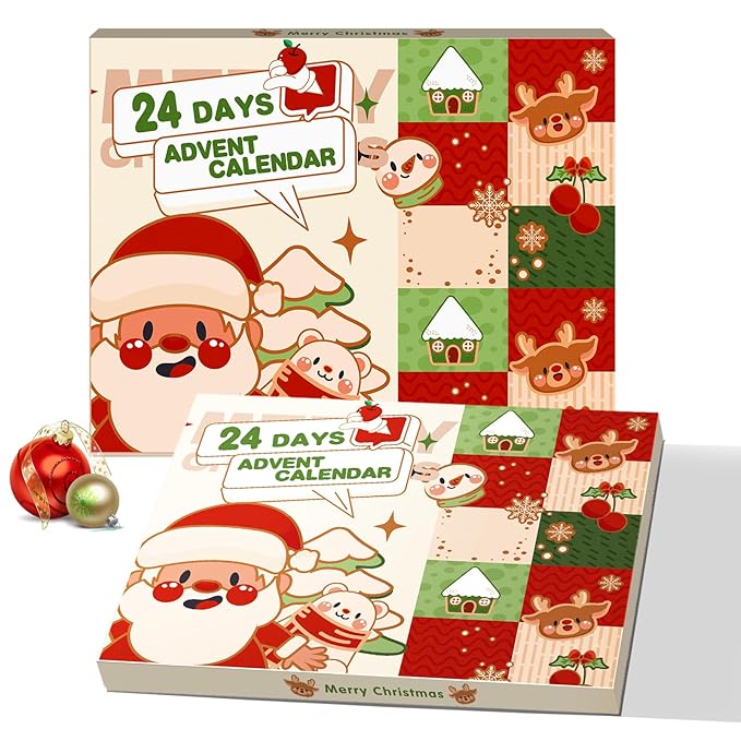 Makeup Advent Calendar 2025 Teen Girls Women，24 Days Beauty Advent Calendar Christmas Countdown Make up Gift Set, 2025 Xmas Gift Surprise Box Calendar Full Size