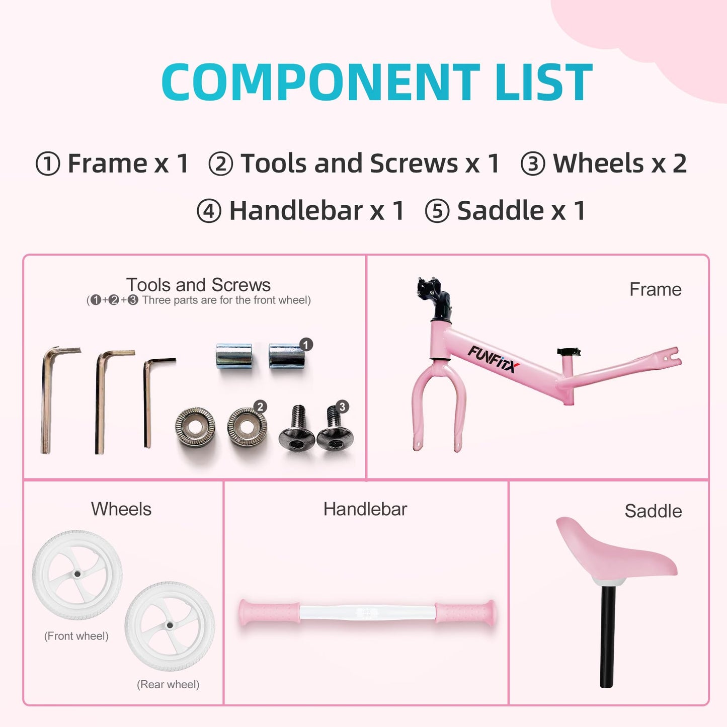Toddler Balance Bike for 2 to 5 Year Old: Baby Bikes for 2 3 4 5 Years Old Kids - Toddlers Bicycle No-Pedal for Under 6 Age Boy Girl - Training Toys Cycle Outdoor Birthday Gifts for Boys Girls