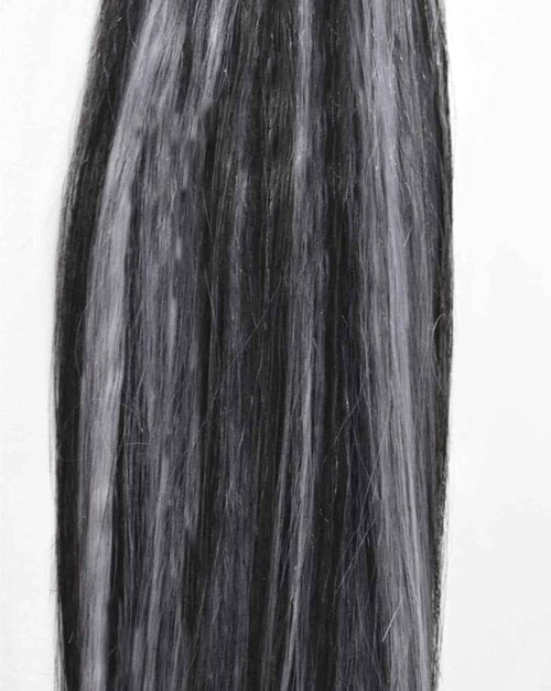 Habiliana Bundles Human Hair 20 22 24 Inch Straight P1B/GREY Human Hair Bundles 11A Unprocessed Brazilian Virgin Quick Weave Hair Extensions for Black Women